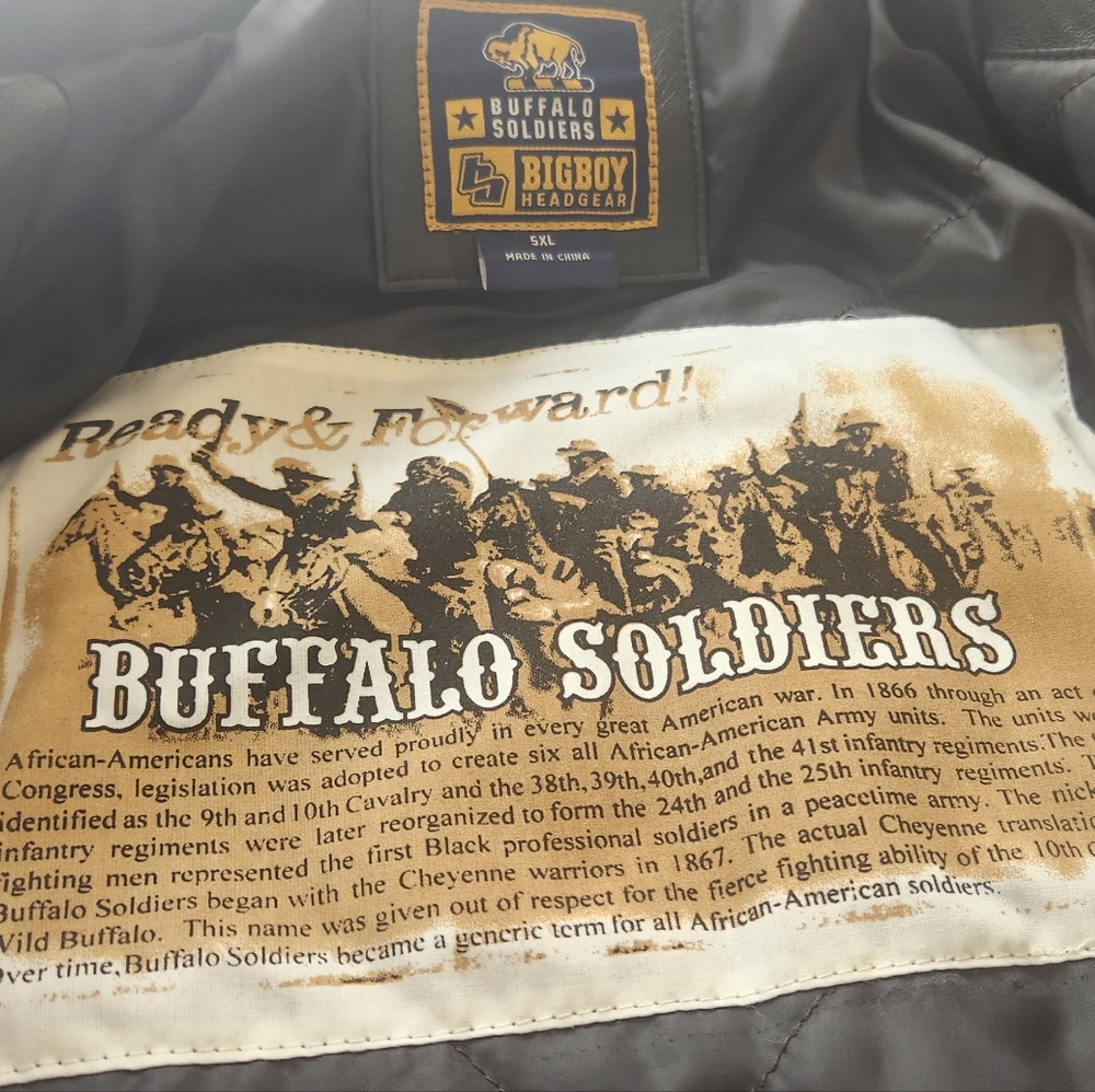 Buffalo Soldiers / Black Heroes Commemorative Military Jacket- Men's Size 5XL - Picture 8 of 16